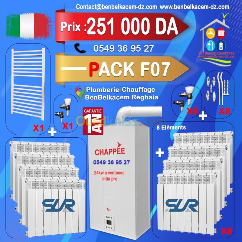 Packs Chaudiere Avec Radiateur Baxi/immergas/Junkers 87