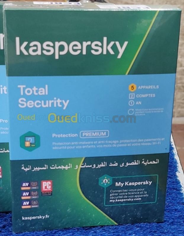  Antivirus Kaspersky 05 Appareils 02 Comptes 01 An 