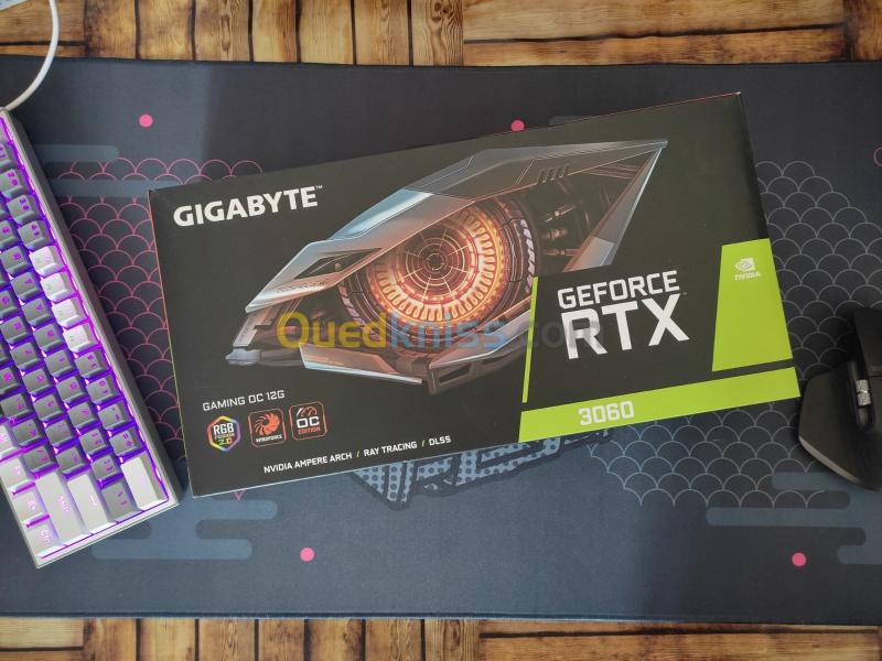  Carte Graphique Gigabyte GeForce RTX 3060 GAMING OC 12 GB