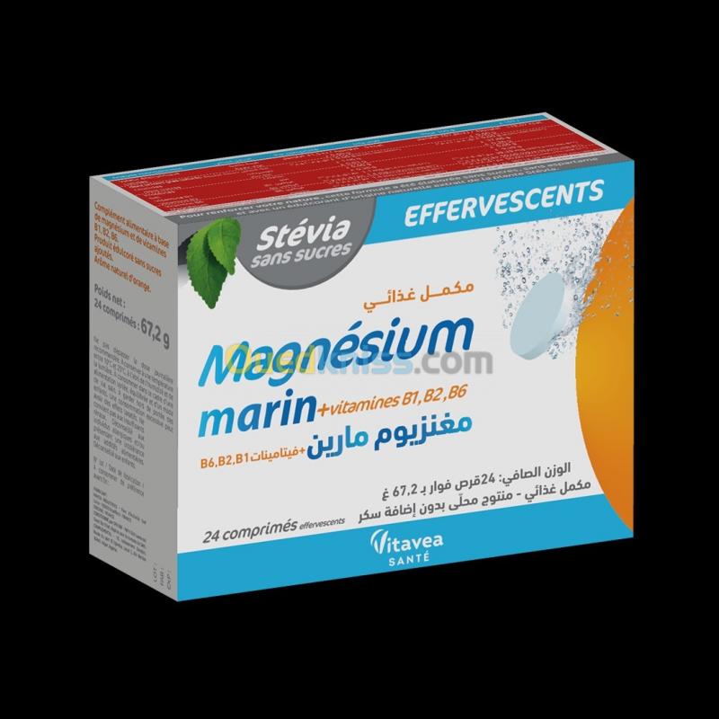  Magnésium + vitamines B1, B2, B6