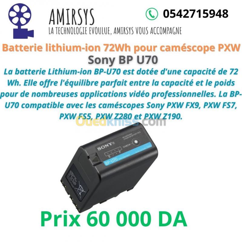  Batterie lithium-ion 72Wh pour caméscope PXW