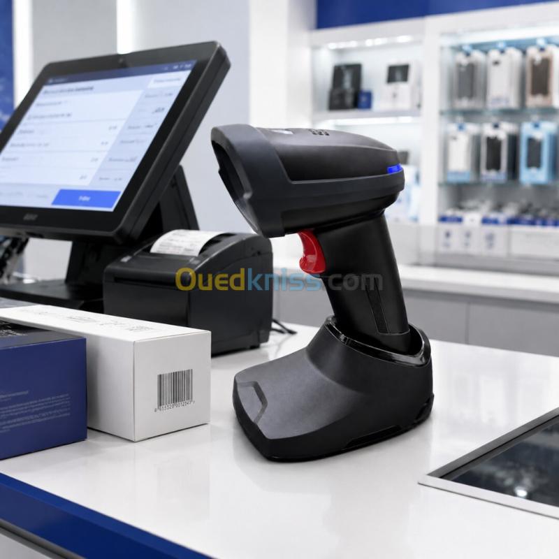 LECTEUR CODE A BARRE SANS FIL SP-D15BT AVEC SOCLE SMARTPOS