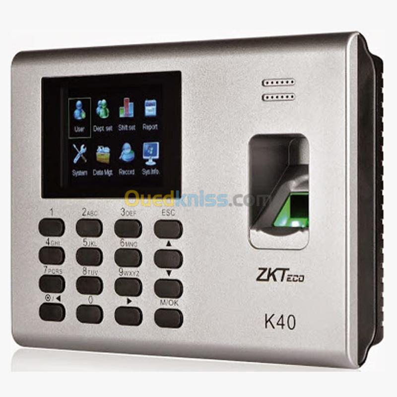 POINTEUSE K-40  (POINTEUSE ET CONTROLE D''''ACCES AVEC BATTERIE) ZKTECO 3