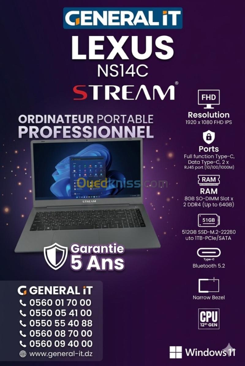 LAPTOP STREAM LEXUS NS14C 3