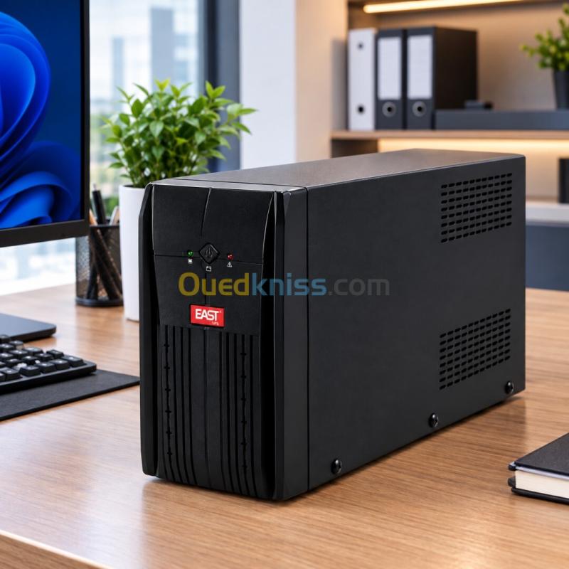 ONDULEUR EAST UPS 1200VA/720 WATTE/ TOUR LED DISPLAY 04 SORTIES EA212P