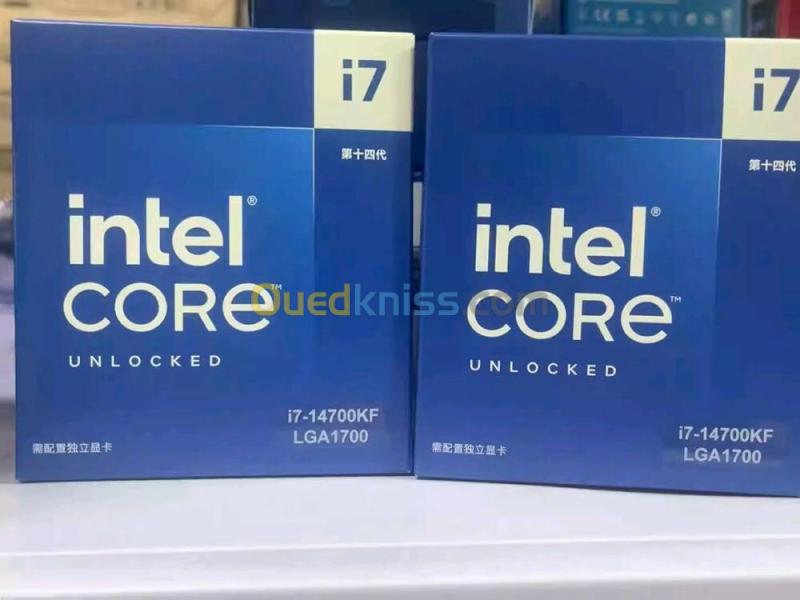 PROCESSEUR INTEL CORE i7-14700KF - FCLGA1700 - 20 COEURS - 33Mo CACHE - TO 5.60 GHZ - 253 W
