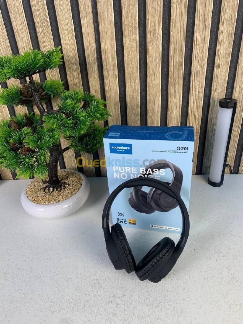 Casque Sans Fil Anker Q20i avec Réduction de Bruit Active - سماعات الرأس اللاسلكية بتقنية إلغاء الضوضاء 2
