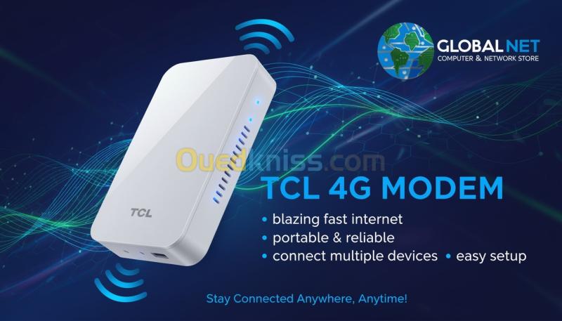 Modem 4G LTE TCL avec Batterie  MODEM ROUTER POINT D'ACCES D-LINK TP-LINK CPU EXTERIEUR