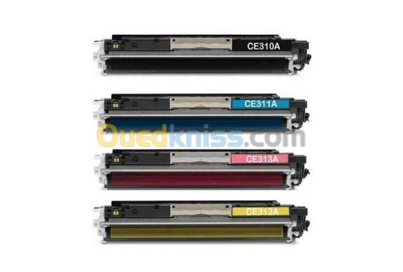 Pack Toner CE310A / 350A - Compatible avec HP & Canon