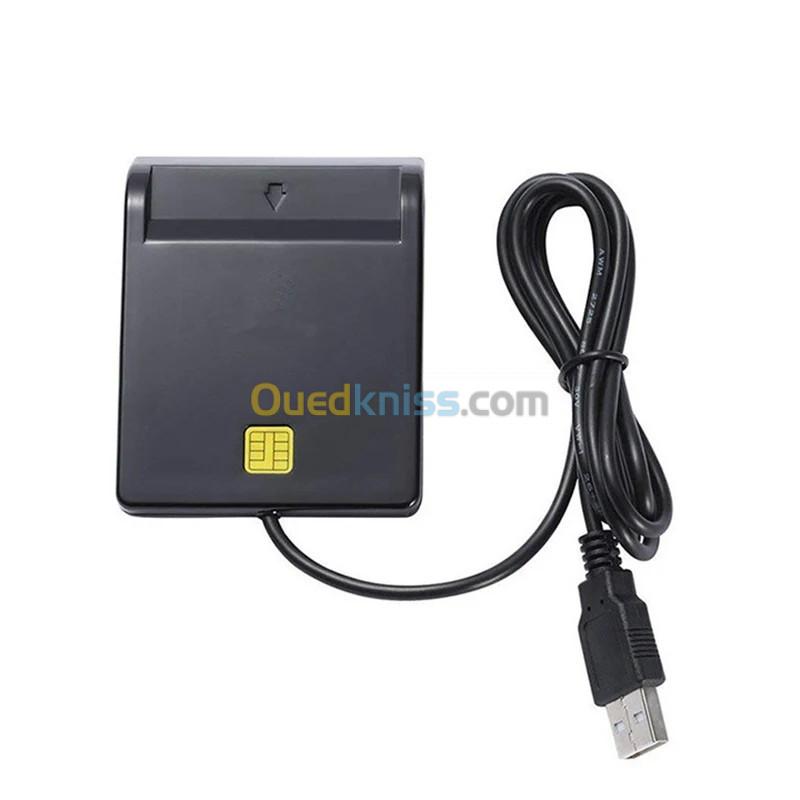  Lecteur de carte à puce USB pour IC, ID, EMV, haute qualité, Windows 7, 8, 10, Linux OS