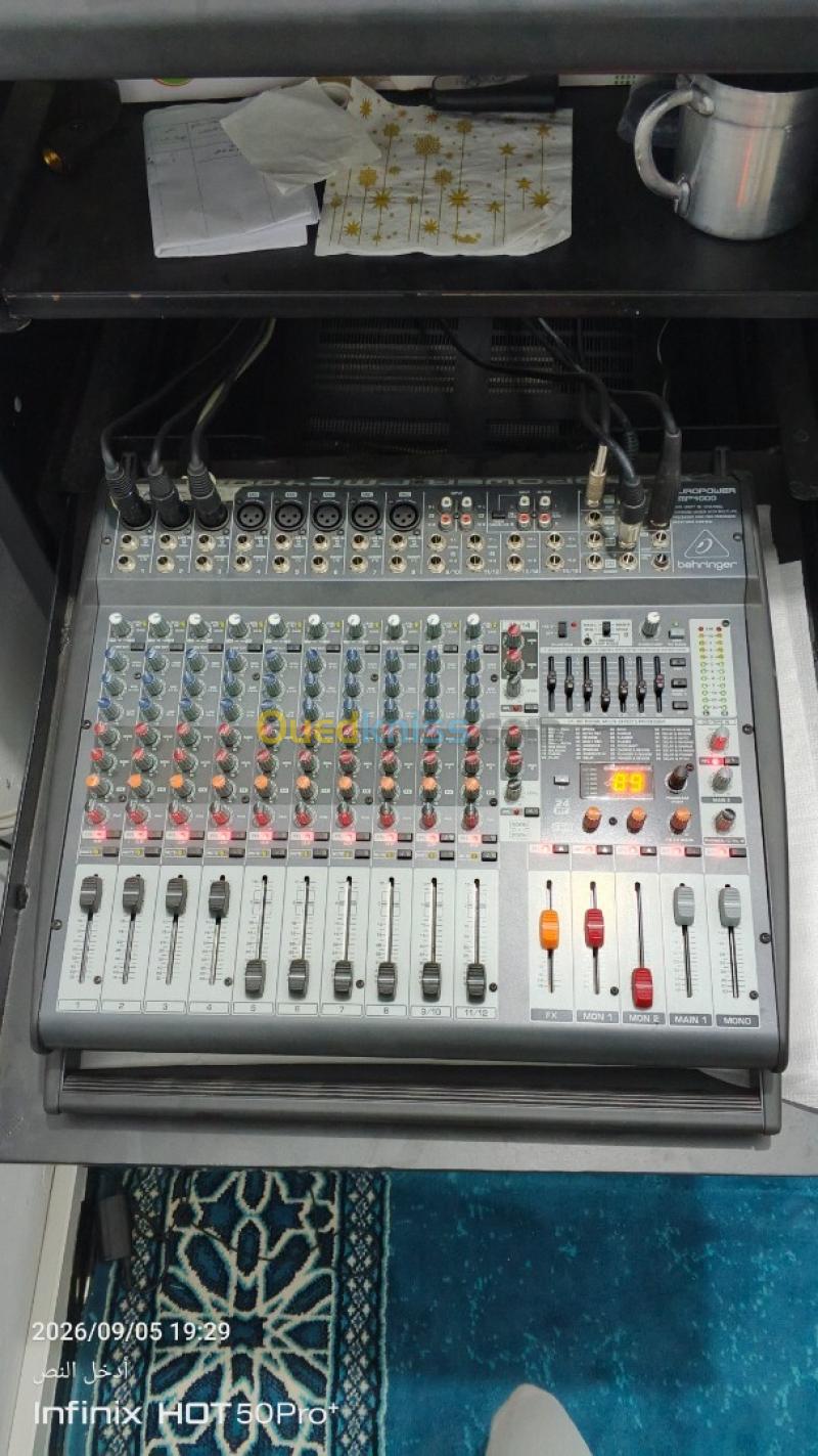 Échange Behringer PMP 4000 contre Yamaha MG12XU / MG10XU (تبادل مكسر)